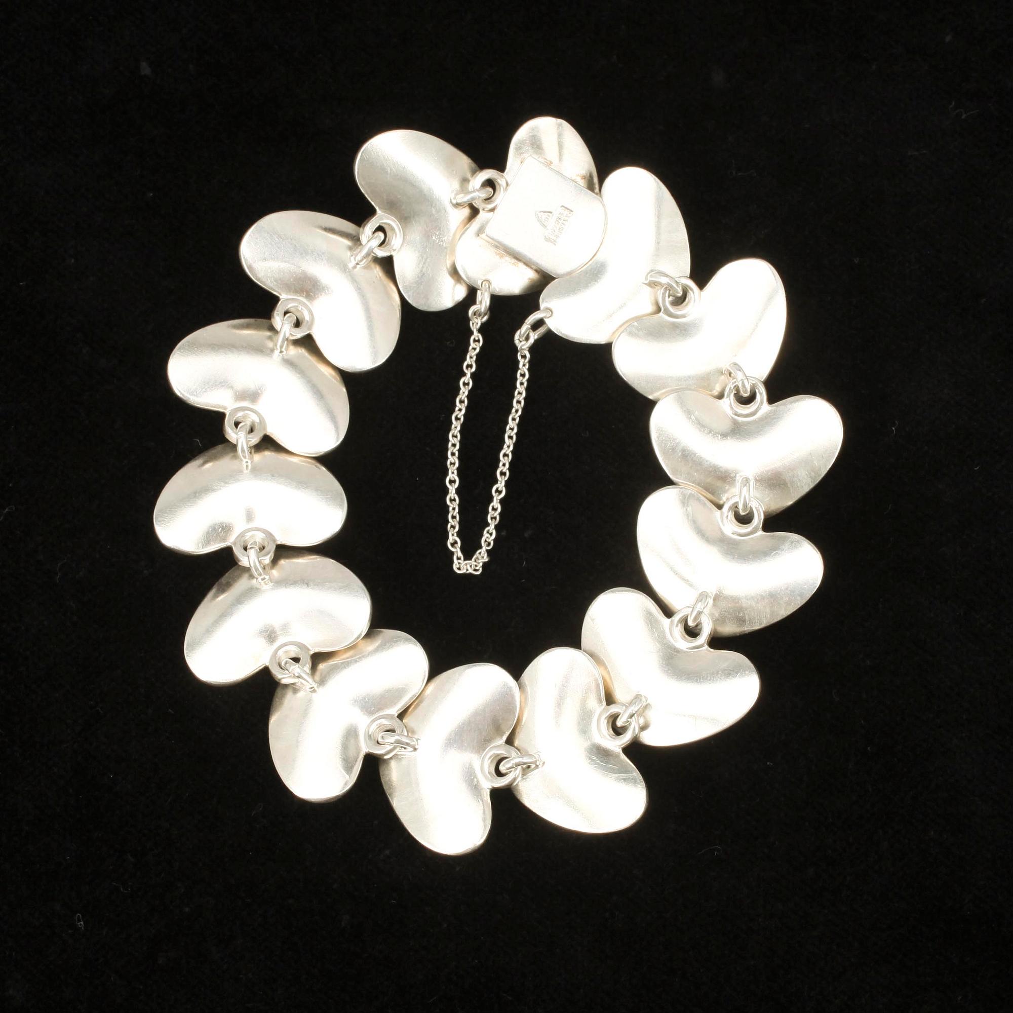 ARMBAND, sterling silver, Anton Michelsen, Danmark 1900-talets mitt. Vikt 62 g.