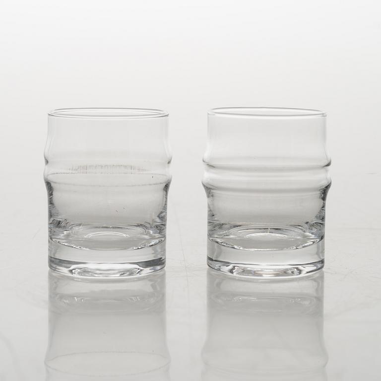 TIMO SARPANEVA, set of 12 'Ripple' 2054  shot glasses for Iittala.