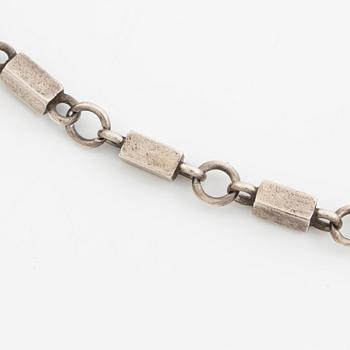 Wiwen Nilsson, necklace, silver, rod links.