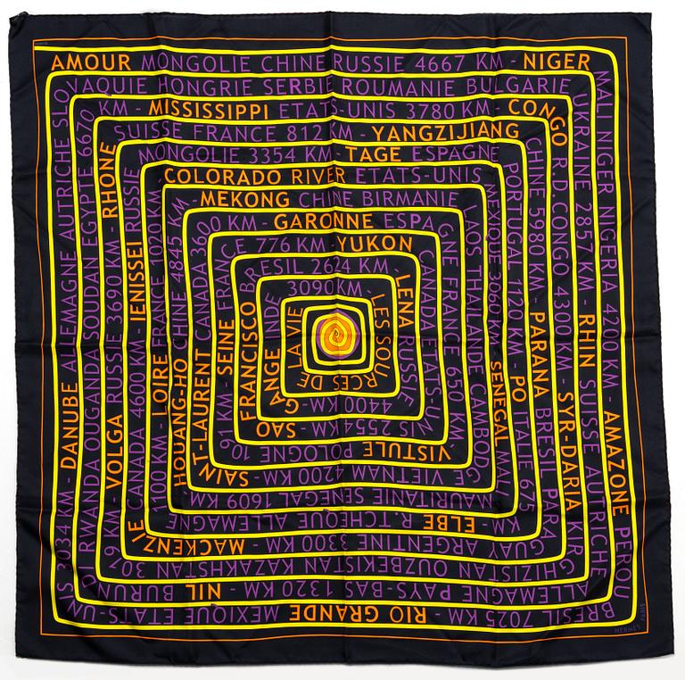 Hermès, scarf, "The Sources of Life".