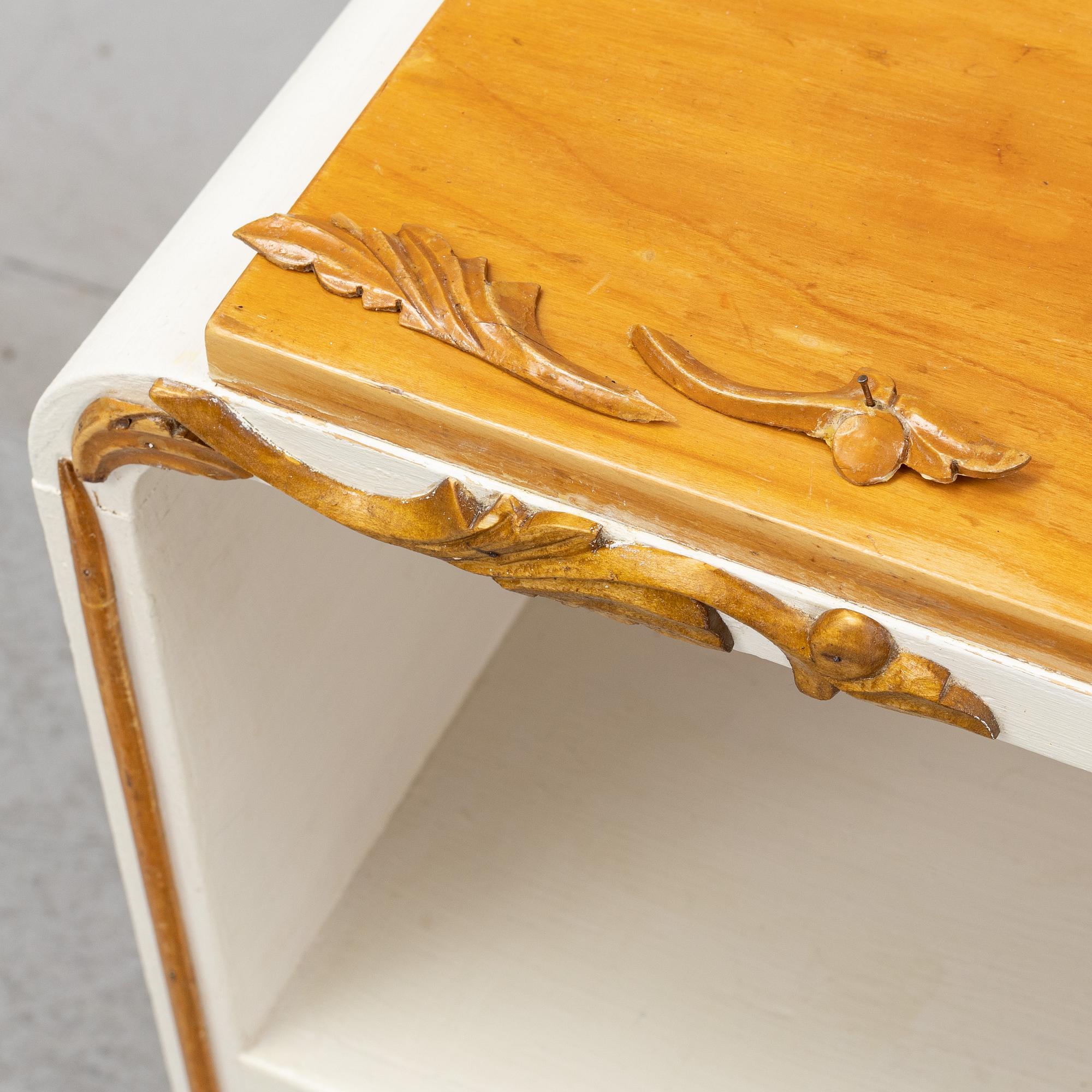 A pair of bedside tables from Bodafors, first half of the 20th Century.