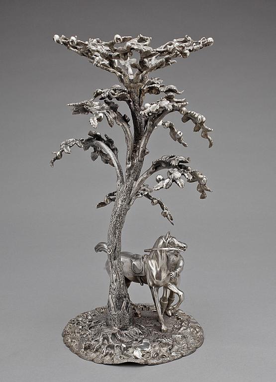 BORDSUPPSATS, nysilver, AG Dufva, 1900-tal.