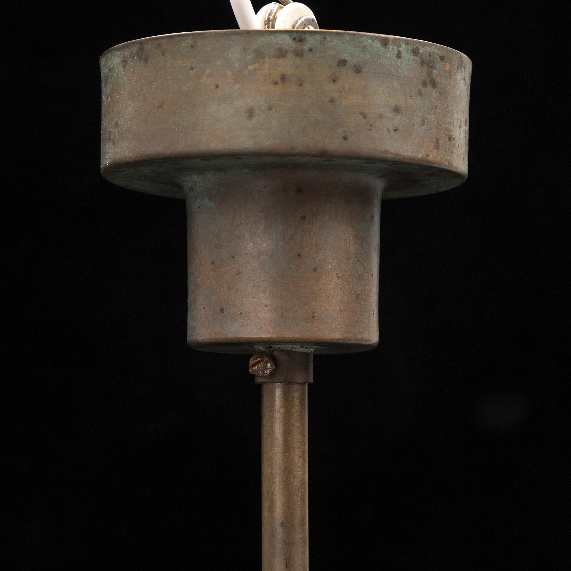 A 1920s ceiling light.