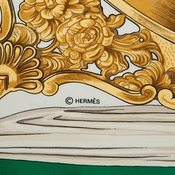 HERMÈS, scarf, "Etriers".