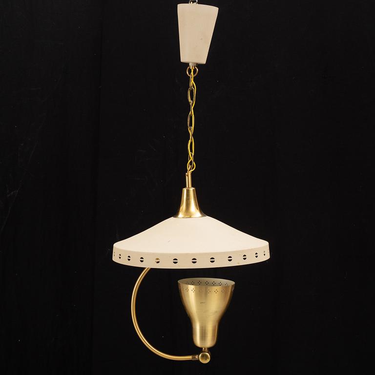 A Swedish Modern ceiling lamp, 1950's.