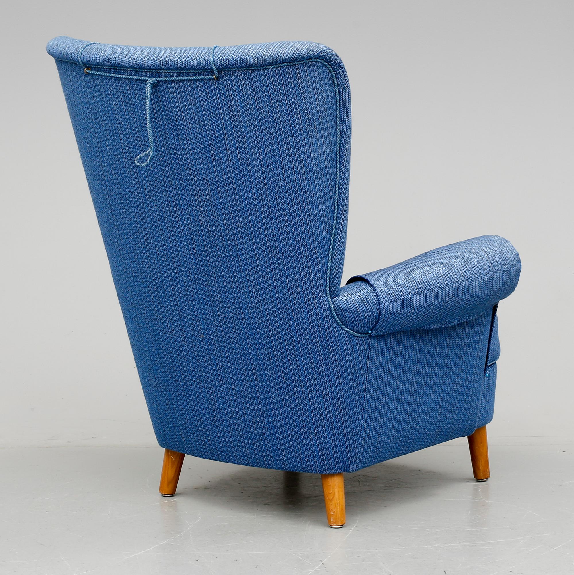 FÅTÖLJ, möjligen Carl Malmsten, 1900-talets andra hälft.