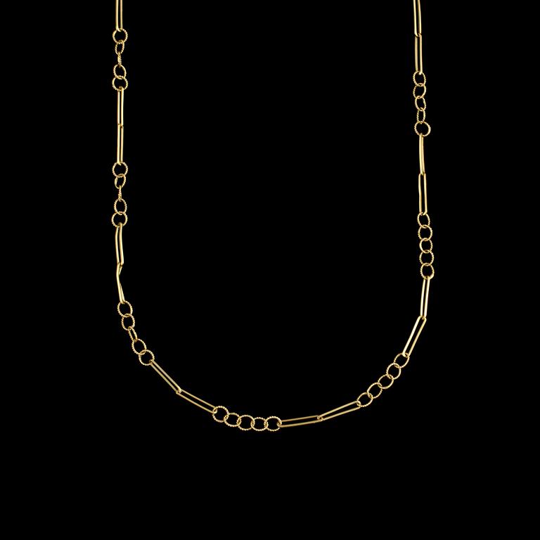 HALSLÄNK, 18k guld, Uno A Erre, Arezzo, Italien. Vikt 14,3 g.