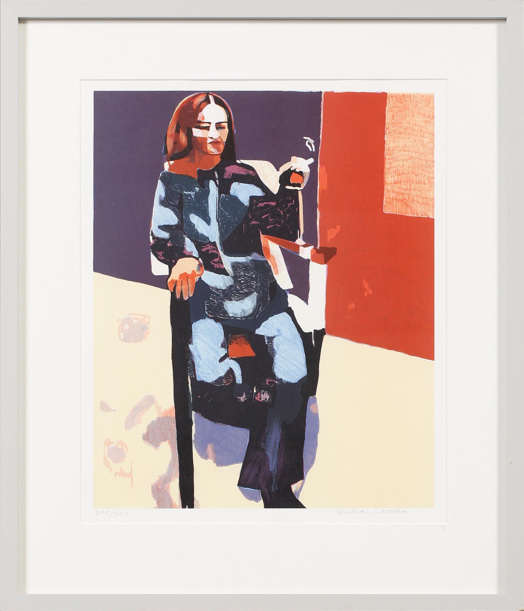 CECILIA SIKSTRÖM, färglitografi, signerad och numrerad 200/300.