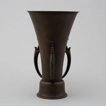a Art Déco Ystad Brons vase.