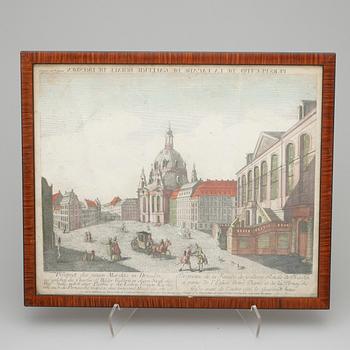 OKÄND KONSTNÄR 1700-TAL, 5 st, kopparstick, kolorerade, ej signerade.