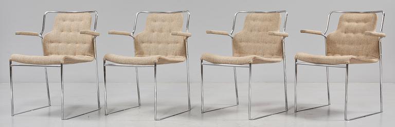 KARMSTOLAR, 4 st, "Mia", Bruno Mathsson, 1900-talets fjärde kvartal.