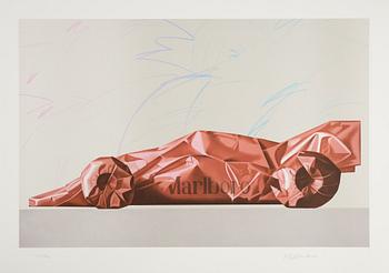 Yrjö Edelmann, färglitografi, 1991, stämpelsignerad EA 19/30.