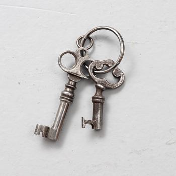 A book cabinet, around 1900.