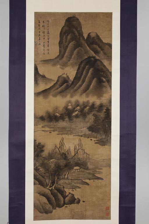 RULLMÅLNING, Kina, omkring 1900.