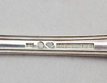 RAGUSKEDAR, 4 st, silver, 1800-tal. Total vikt 289 gram.