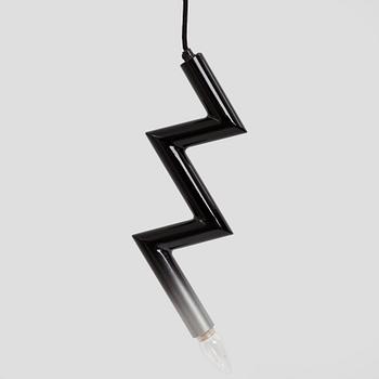 Lotta Lampa, a unique "TT Thunder" ceiling light, Studio Lotta Lampa, Sweden 2018.