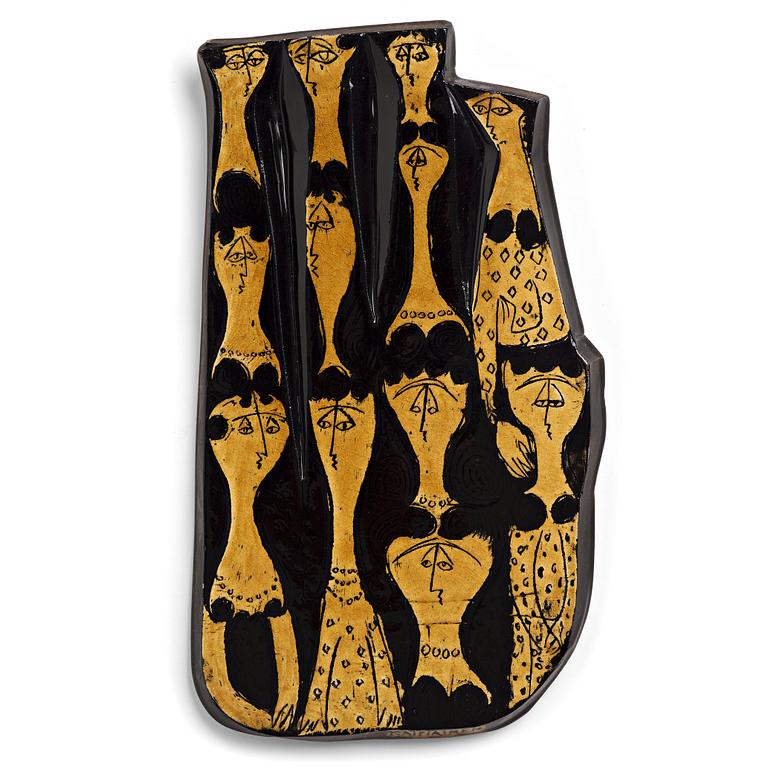 Birger Kaipiainen, a ceramic wall sculpture, Rörstrand, Sweden 1954-58.