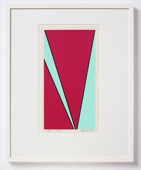 Olle Baertling, silkscreen in colours, 1965-68, signed 3/300.