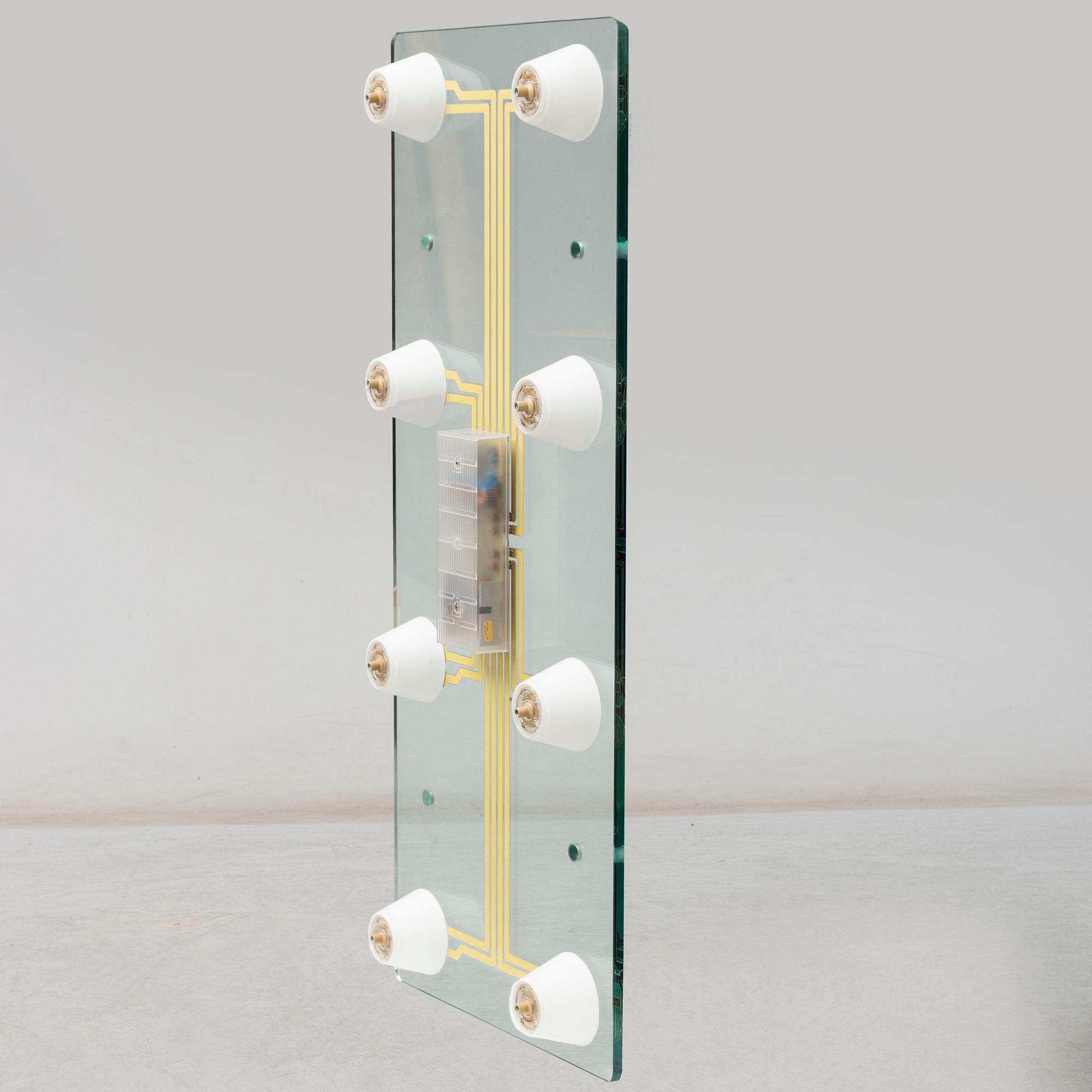 A 21st century 'Lastra 8' ceiling light by Antonio Citterio, Flos, Italy.