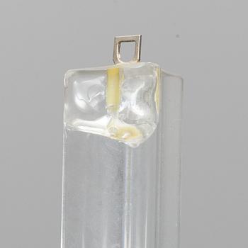 A J T Kalmar brass and glass ceiling light, second half of the 20th Century.