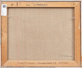 ELVINE OSTERMAN, olja på duk, sign.