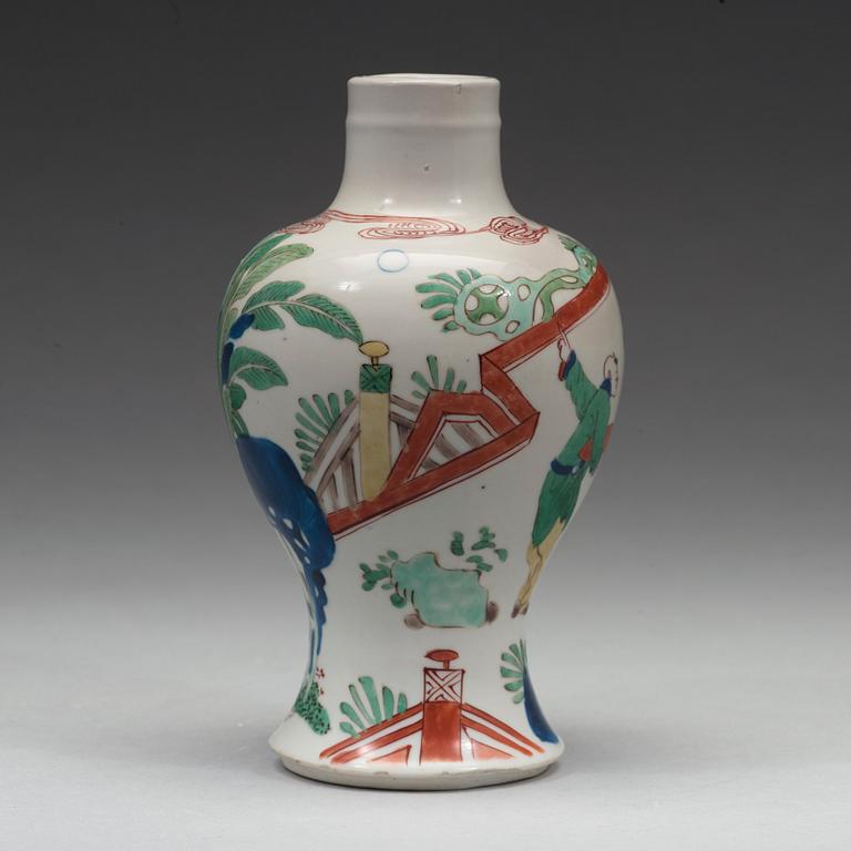 VAS, porslin, Qingdynastin, Kangxi (1662-1722).