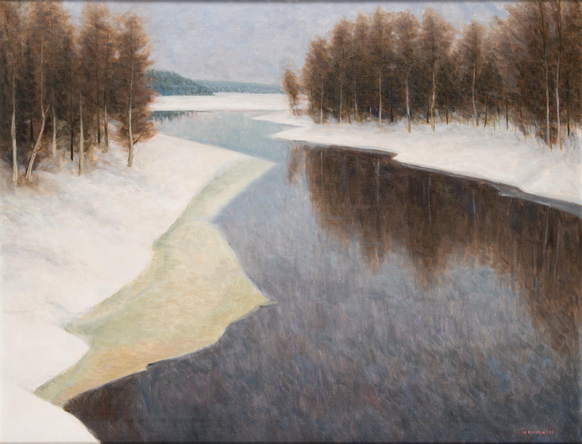 Matti Mikkola, oil on canvas, signed and dated 1979.