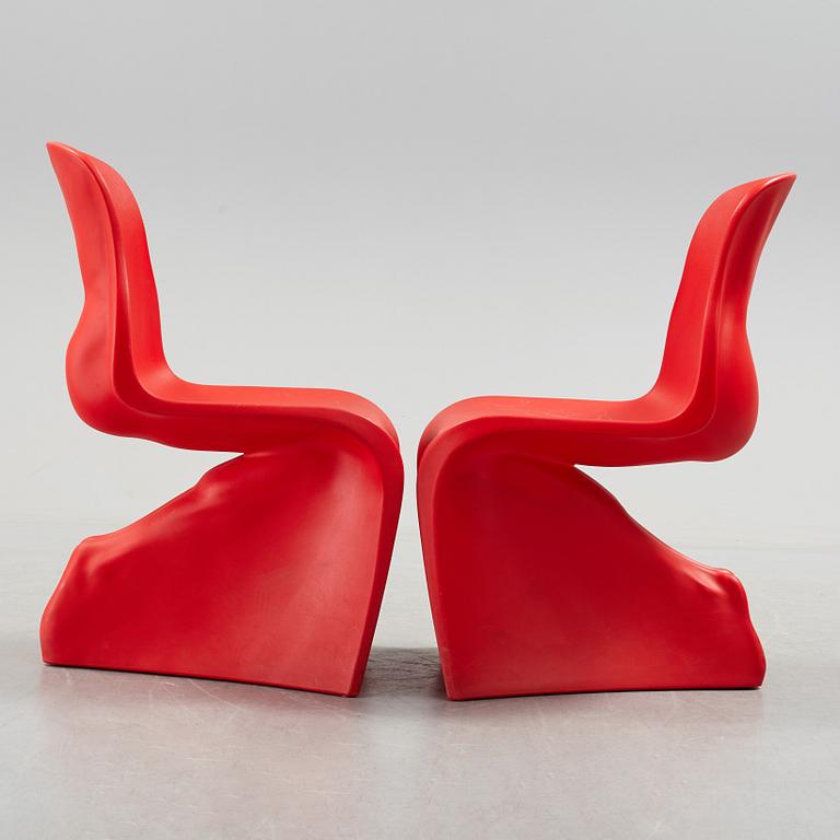 A pair of 'Him & Her' chairs by Fabio Novembre, Caraminia, Italy.