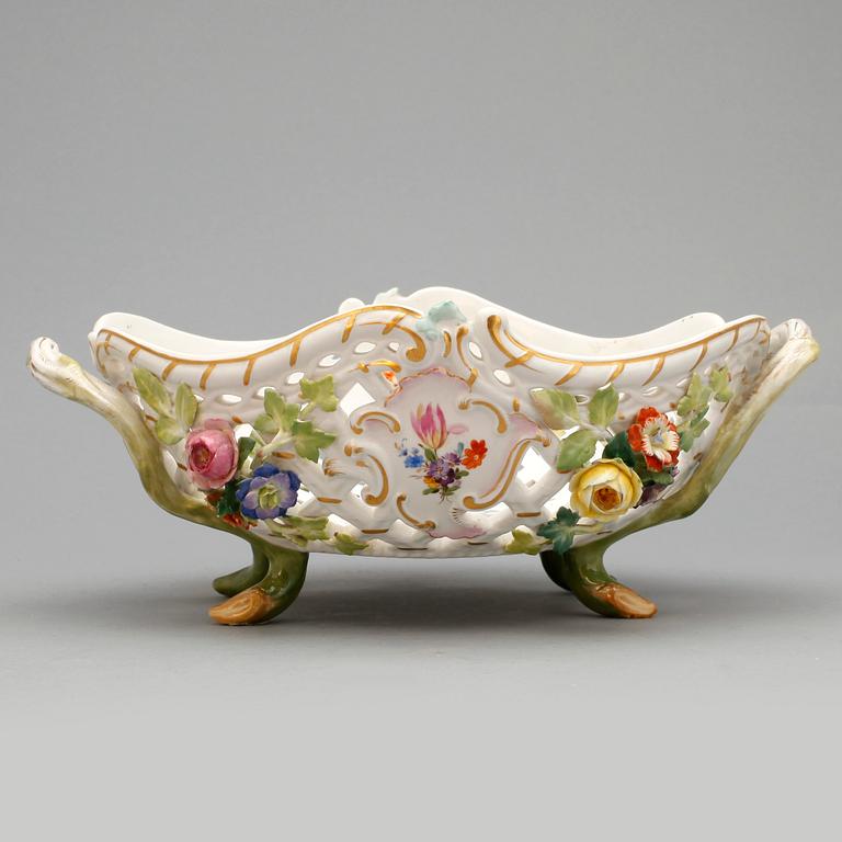 GALLERSKÅL, porslin, Meissen, 18/1900-tal.