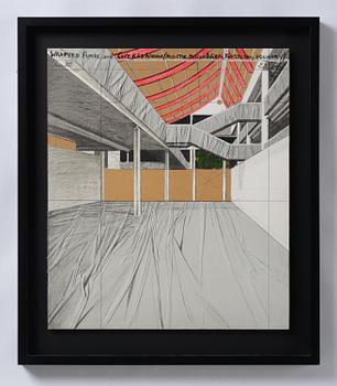 Christo & Jeanne-Claude, "Wrapped floors and covered windows (Project for Museum Würth, Künzeisa)".