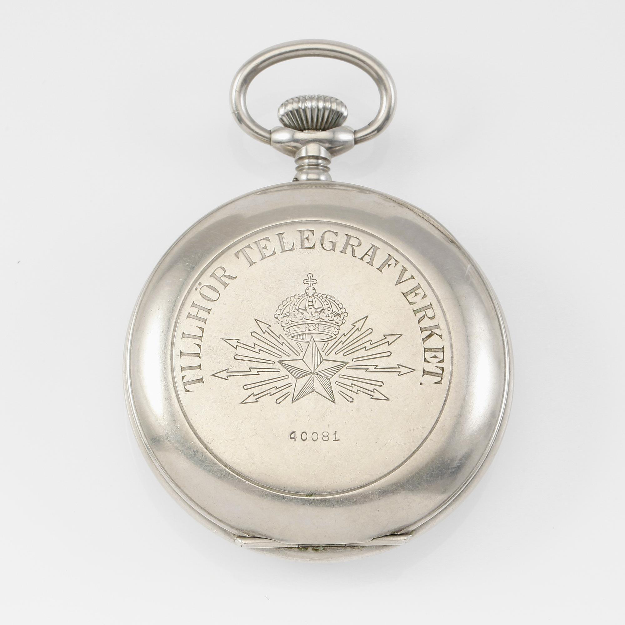 FICKUR, nickel, Telegrafverket, 1900-talets första hälft.