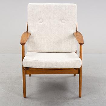 An oak easy chair, Gemla, Diö, 1950's.