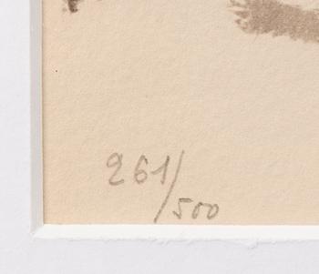 Pablo Picasso, efter, pochoir, signerad i trycket och numrerad 261/500.