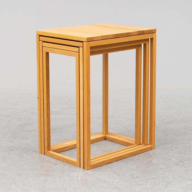 A 'Trio' nesting table by Ulla Christiansson, K Anderson & Söner.