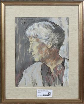 LOTTE LASERSTEIN, pasteller, 3 st. Sign o dat 81, 84 resp 85.