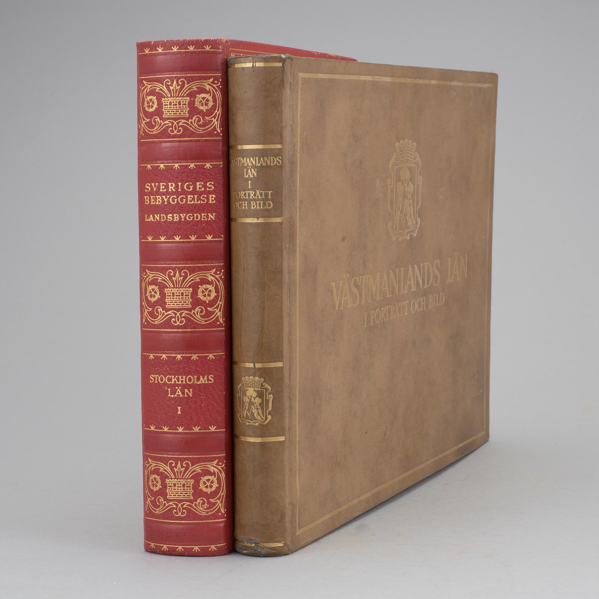 SVENSKA GODS OCH GÅRDAR, 5 vol, Stockholm-Uddevalla 1930-40.