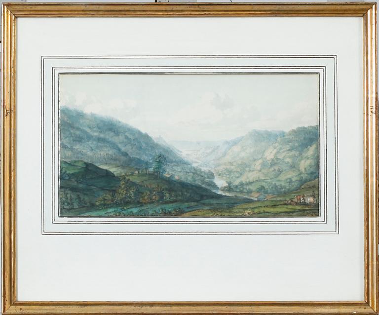 LARS WILHELM KYLBERG, two watercolor paintings, signed.