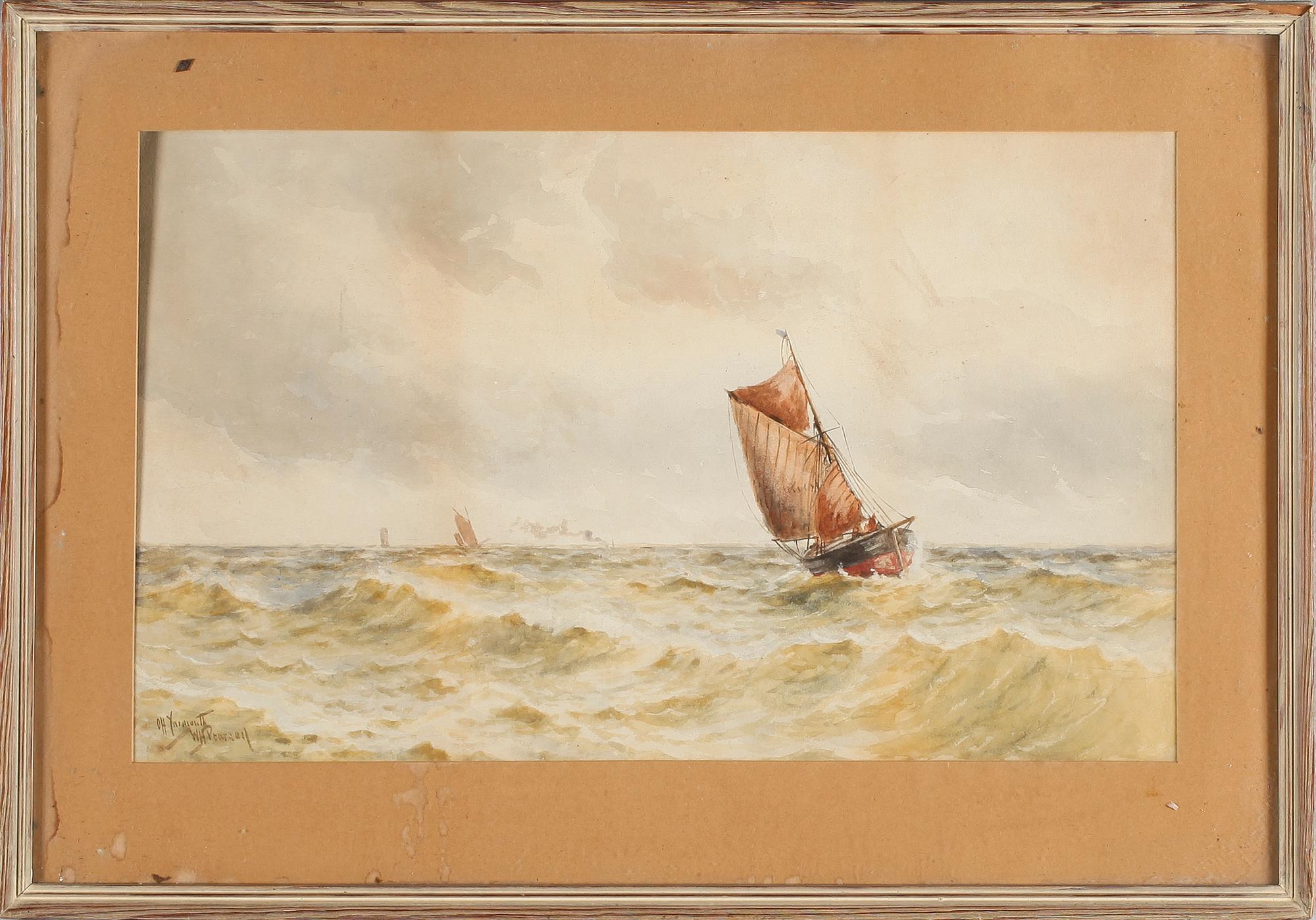 WILLIAM HENRY PEARSON, akvarell, signerad.