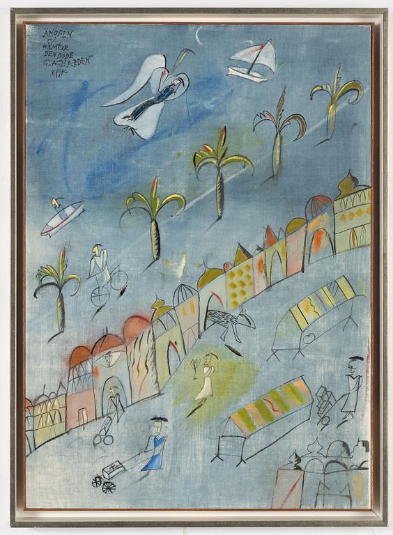 Madeleine Pyk, "Ängeln hämtar den döde glacharden".