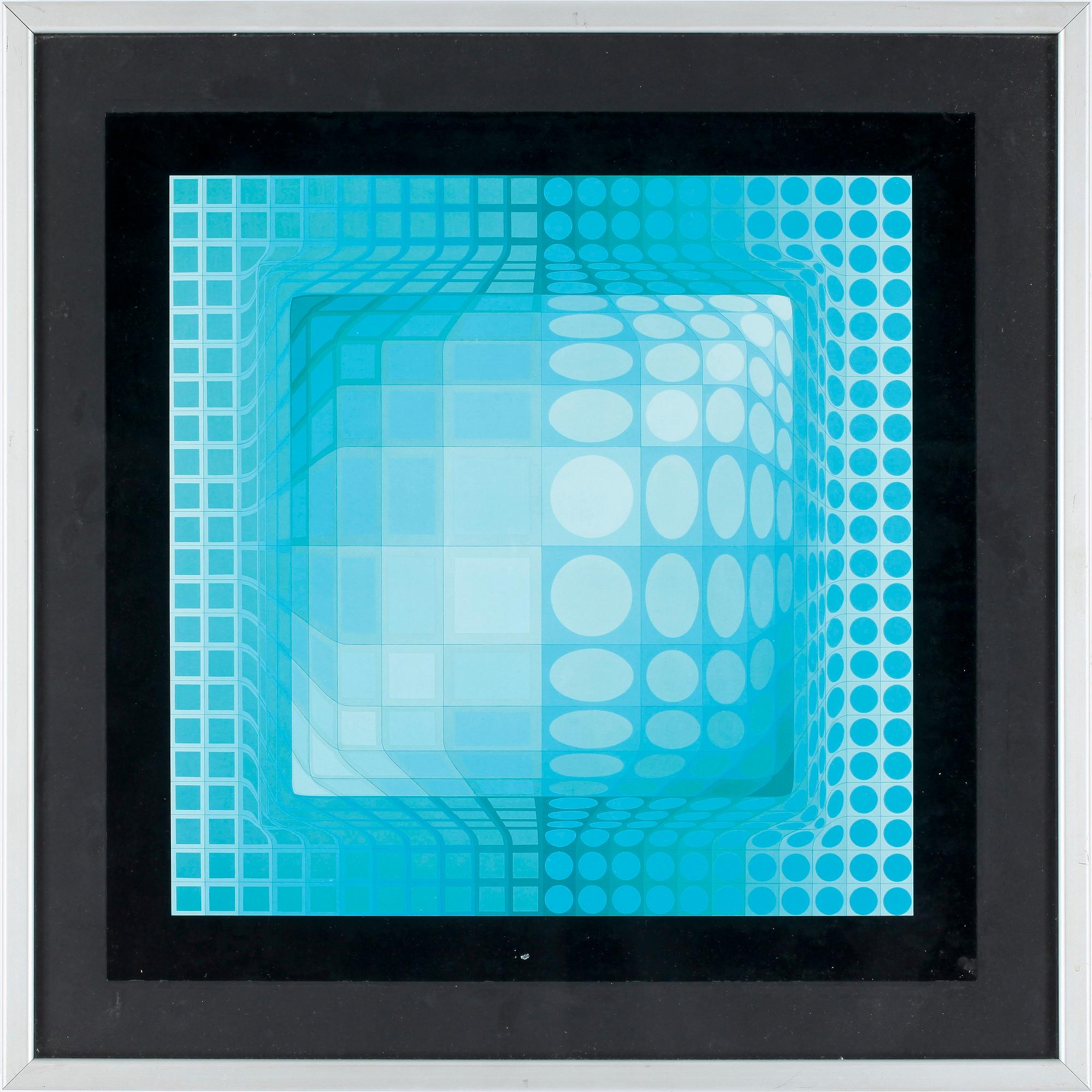 VICTOR VASARELY, efter, offsettryck, upplaga du Griffon, Schweiz, 1974.