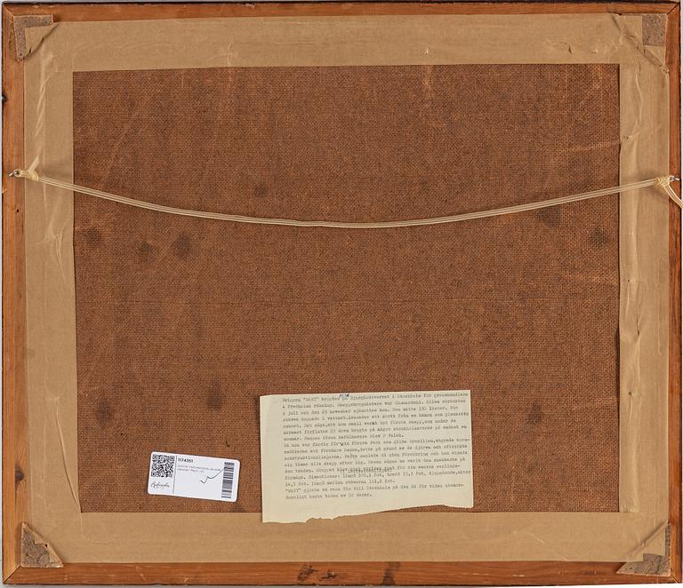 GUSTAF FREDRIKSSON, akvarell, signerad.