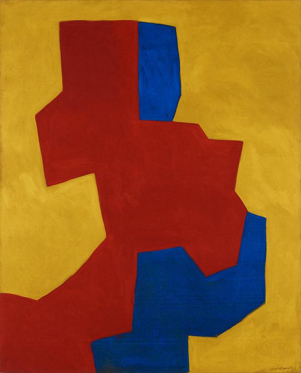 Serge Poliakoff, "Composition abstraite".