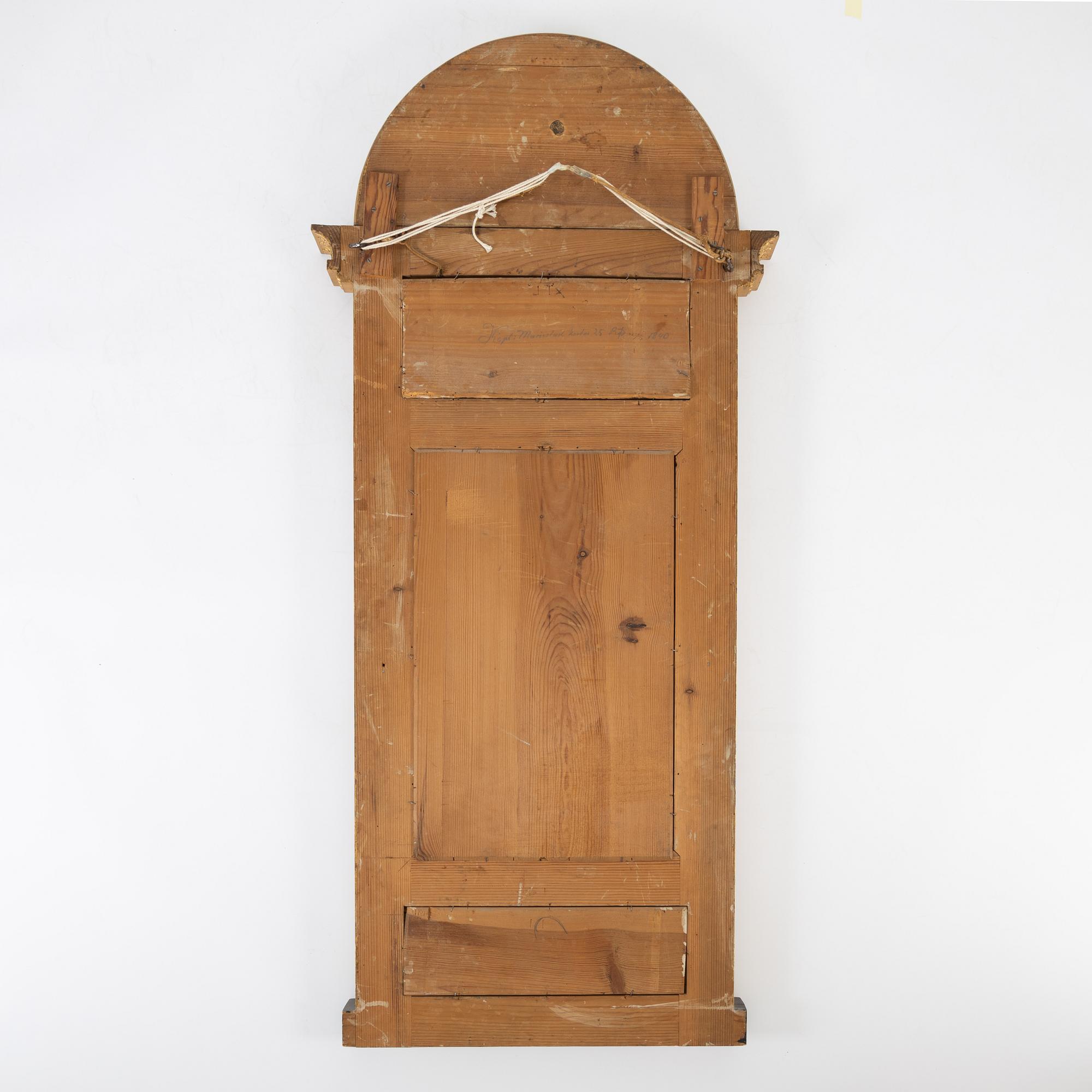 A Swedish Empire mirror, first half of the 19th Century.