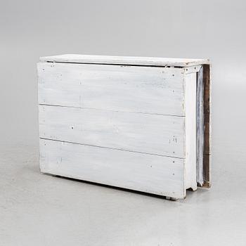 A painted gateleg table, 19th Century.