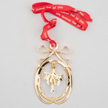 Georg Jensen, Christmas tree decorations, Denmark, 1980s-90s (14 pcs).