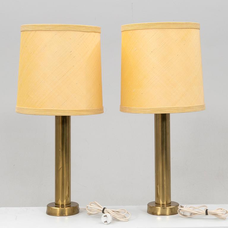 Table lamps, a pair, Elarmatur, mid-20th century.