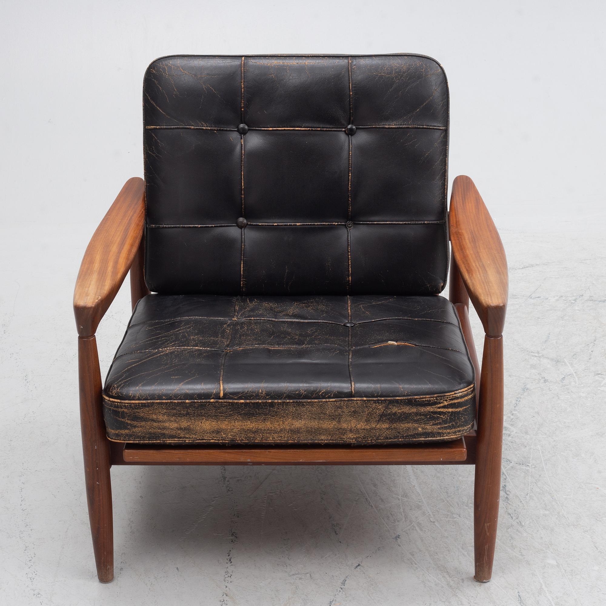 Erik Wørts, fåtölj, "Kolding", Ikea, 1960-tal.