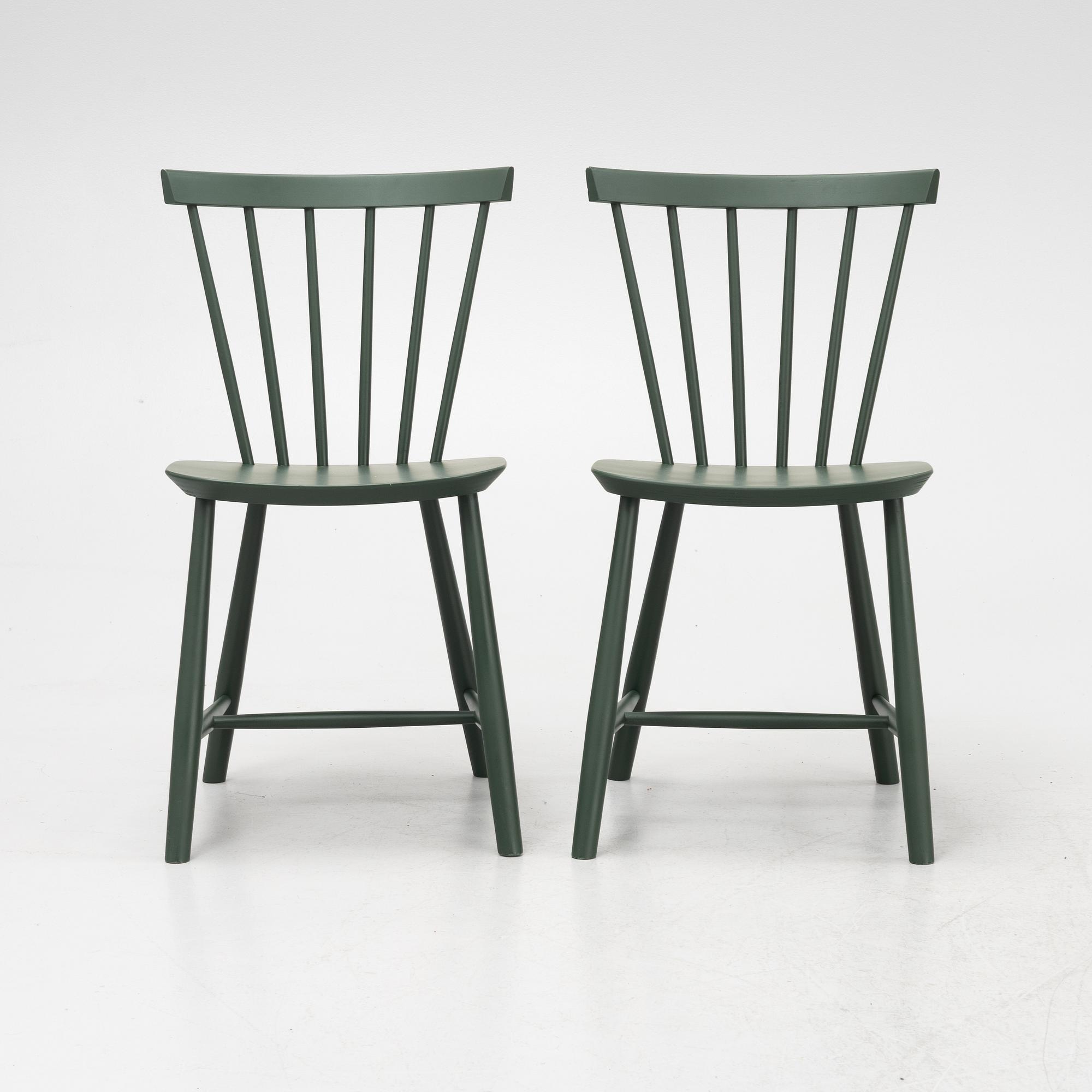 Poul M. Volther, A set of six J 46 chairs, FDB möbler.