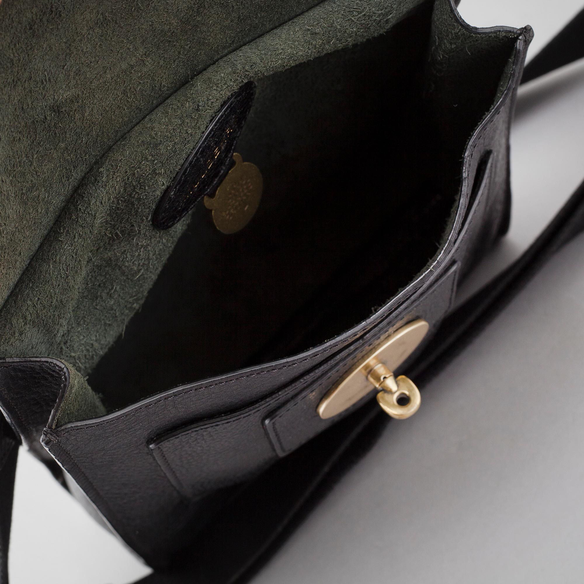 MULBERRY, "Anthony Messenger", bag and key ring.