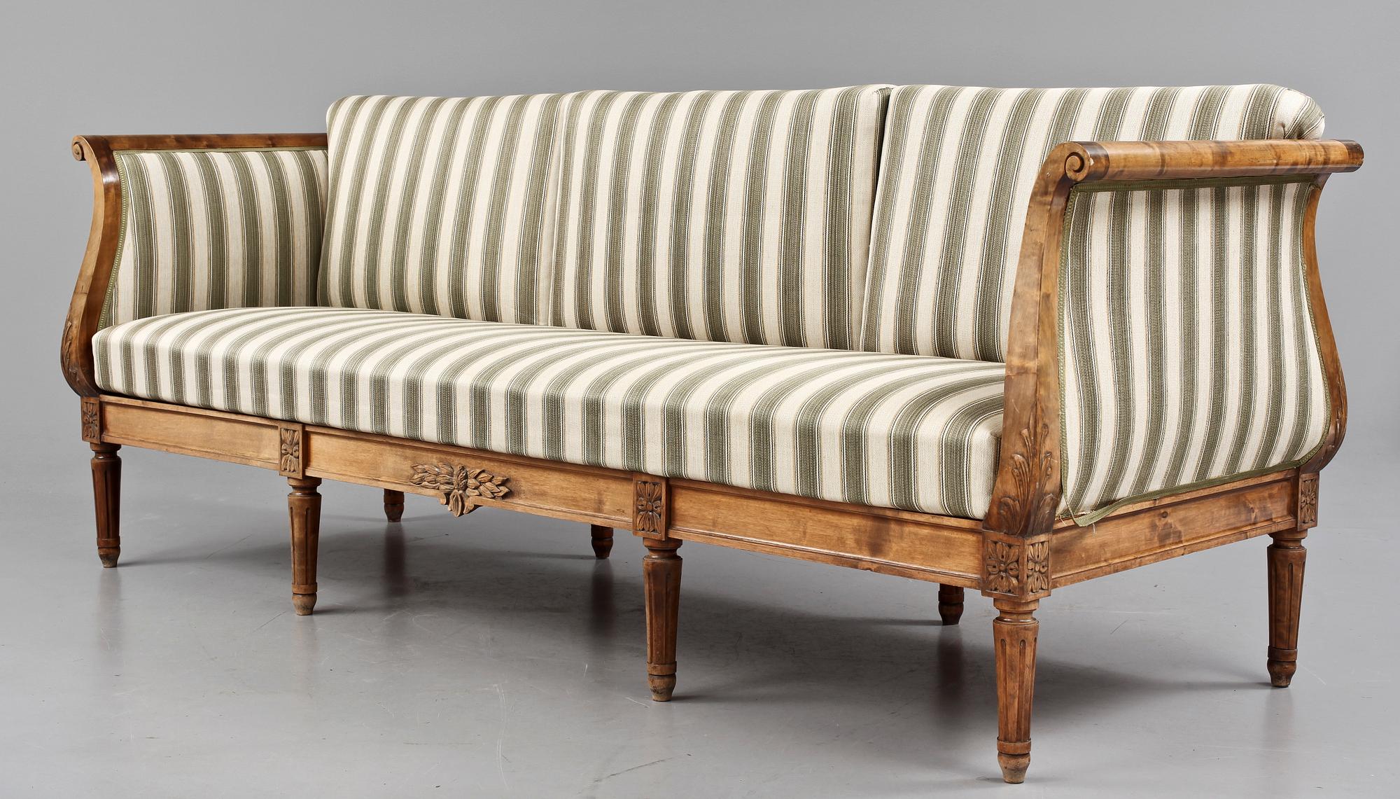 SOFFA, gustaviansk stil, 1900-talets första hälft.